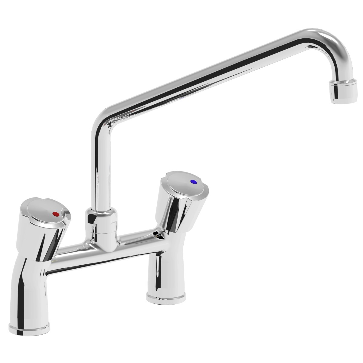 Two holes mixer tap