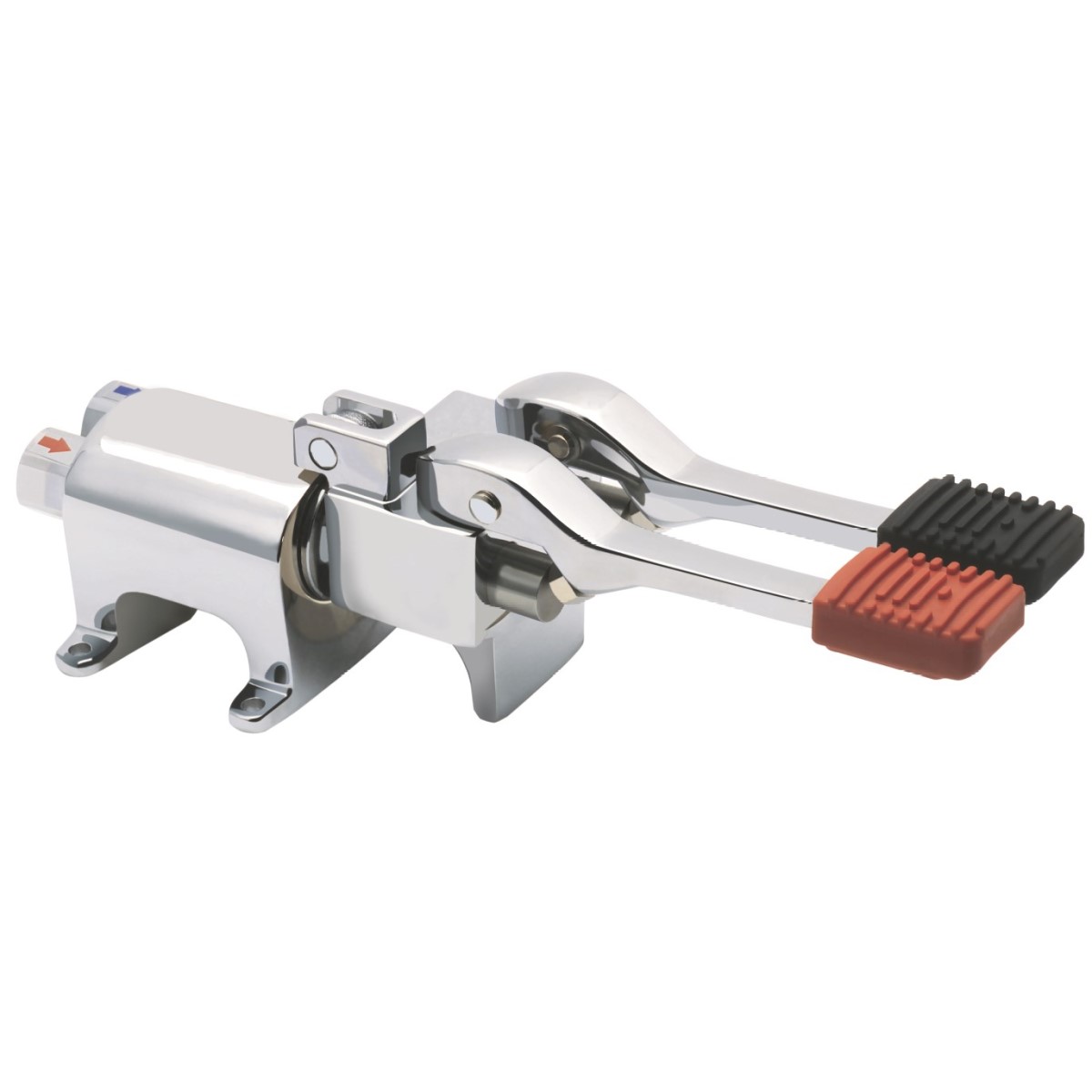 Foot operated Eco mixer tap with stop lever