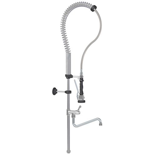 Top-Class shower unit with tap half the pipe h. mm.1000